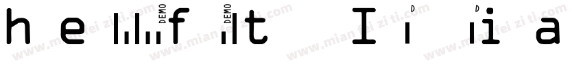 hellofont ID DianHei FEJ字体转换
